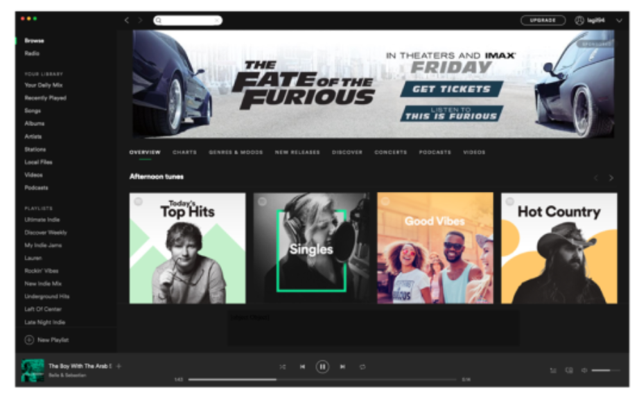 spotify homepage takeover