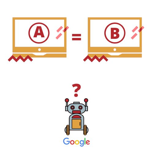 Contenu dupliqué sur un site Web créant de la confusion chez le robot de Google