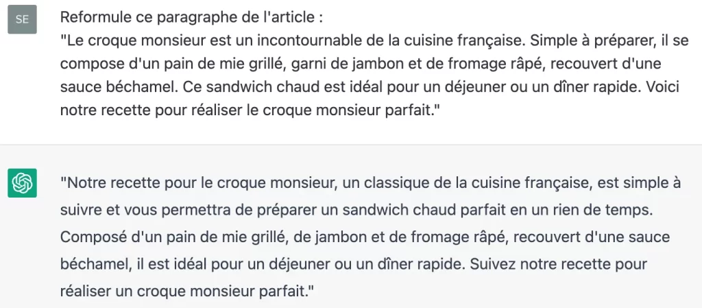 Eviter le contenu dupliqué grace à l'intelligence artificielle ChatGPT