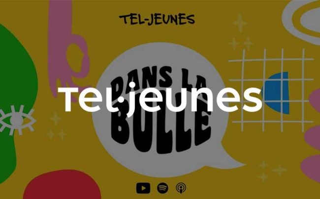 Affiche du balado Dans la bulle de Tel jeunes